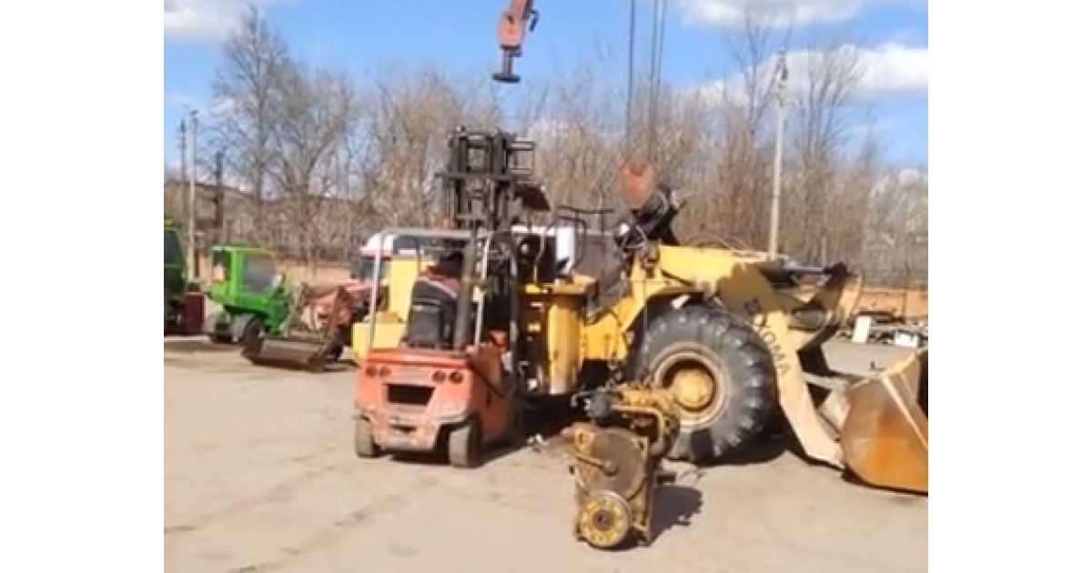 Ремонт КПП фронтального погрузчика