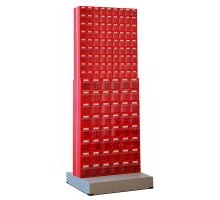 Стойка двусторонняя напольная Стелла-техник 406-09-08-00 (600х380х1650)