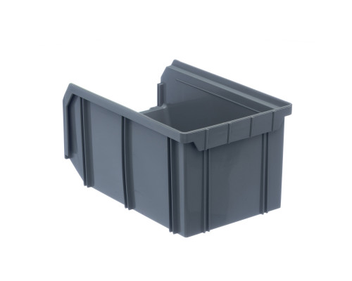 Пластиковый ящик Стелла-техник V-2-серый 234х149х120мм, 3,8 литра