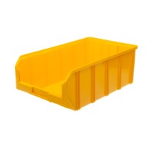 Пластиковый ящик Стелла-техник V-4-желтый 502х305х184мм, 20 литров