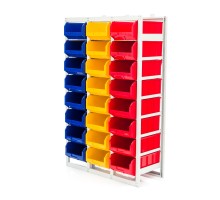 Стеллаж с направляющими стационарный Стелла-техник CP-4 , 1 основная и 2 дополнительные