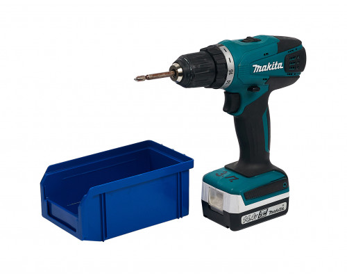 Пластиковый ящик Стелла-техник V-1-синий 172х102х75мм, 1 литр