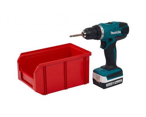 Пластиковый ящик Стелла-техник V-2-красный 234х149х120мм, 3,8 литра