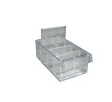 Перегородка короба Стелла-техник С-2-поперечная , прозрачная