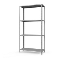 Стеллаж металлический ТС Лайт, 2200x1000x600 мм. Полки: 5 шт. метал. перф.