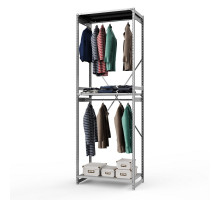 Стеллаж металлический ТСУ Универсал, 3000x1060x600 мм.Штанги: 2шт. Полки: метал. усил. 3 шт.