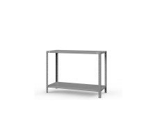 Стеллаж металлический ТС Лайт, 1000x1200x300 мм. Полки: 2 шт. метал.