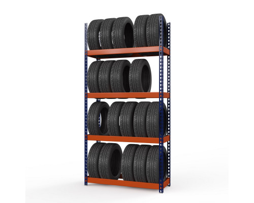 Стеллаж металлический Профи-Т для шин 2500x1540x455 мм. Ярусы:   4 шт.