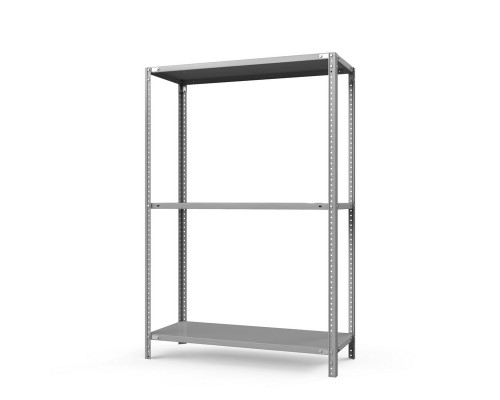 Стеллаж металлический ТС Лайт, 1800x1000x600 мм. Полки: 3 шт. метал.