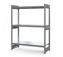 Стеллаж грузовой СГ Ультра (2500х1800х800 мм) 3 яруса, цинк