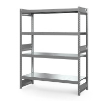 Стеллаж грузовой СГ Ультра (2500х1800х800 мм) 4 яруса, цинк