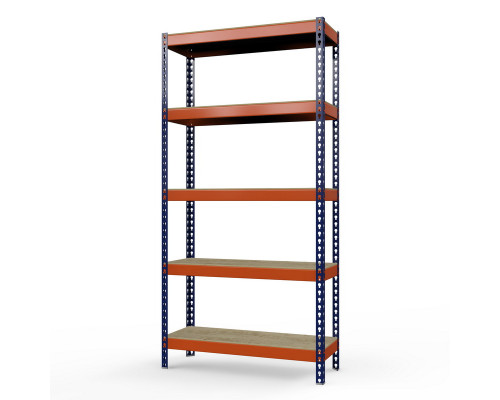 Стеллаж металлический Профи-Т 2500x1845x500 мм. Ярусы: фанера 5 шт.