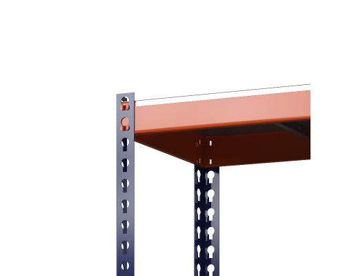 Стеллаж металлический Профи-Т 3000x1845x500 мм. Ярусы: оцинк. мет.  5 шт.