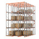 Стеллаж набивной паллетный (7000х4540х6000 мм), 3 линии, 4 яруса