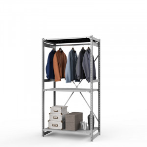 Стеллаж металлический ТСУ Универсал, 2000x1060x600 мм.Штанги: 1шт. Полки: метал. перф. 3 шт.