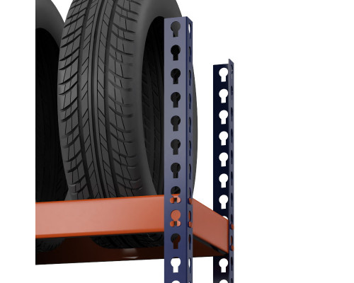 Стеллаж металлический Профи-Т для шин 3000x1540x455 мм. Ярусы:   5 шт.