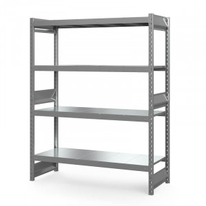 Стеллаж грузовой СГ Ультра (2500х1500х600 мм) 4 яруса, цинк