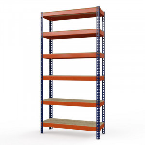 Стеллаж металлический Профи-Т 3000x1540x455 мм. Ярусы: фанера 6 шт.
