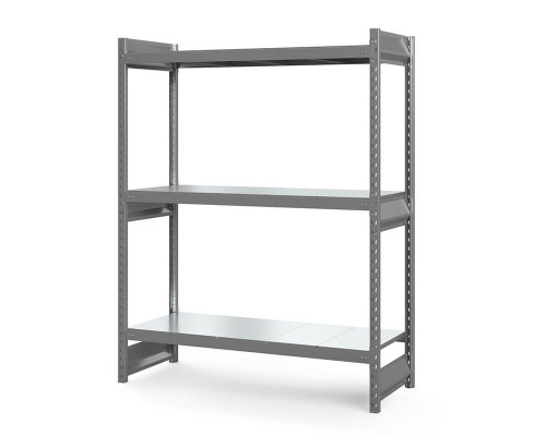 Стеллаж грузовой СГ Ультра (2500х2100х1000 мм) 3 яруса, цинк