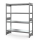 Стеллаж грузовой СГ Ультра (2500х1500х800 мм) 4 яруса, цинк