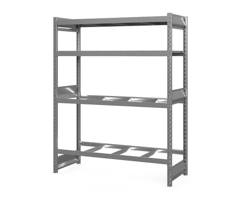 Стеллаж грузовой СГ Ультра (2000х1800х500) 4 яруса, без настила, для шин, дисков, колес