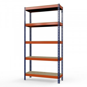 Стеллаж металлический Профи-Т 3000x1845x655 мм. Ярусы: фанера 5 шт.