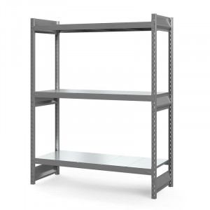Стеллаж грузовой СГ Ультра (2500х2100х500 мм) 3 яруса, цинк