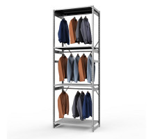 Стеллаж металлический ТСУ Универсал, 3000x1060x600 мм.Штанги: 3шт. Полки: метал. усил. 4 шт.