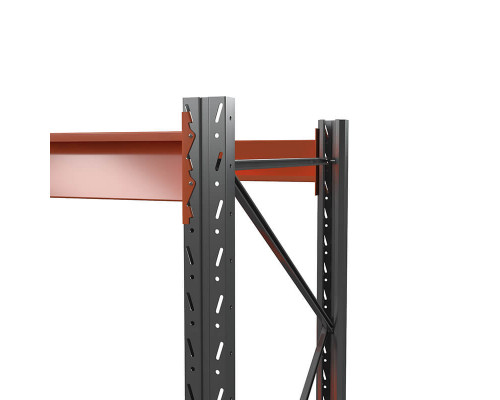 Стеллаж металлический паллетный (6000х2700х1100 мм), 5 ярусов