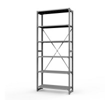 Стеллаж металлический ТСУ Универсал, 3000x760x600 мм. Полки: метал. перф. усил. 6 шт.