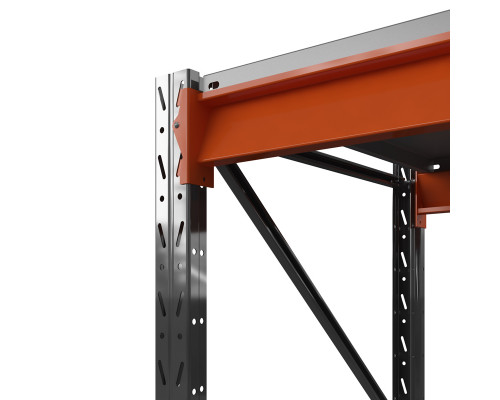 Стеллаж металлический Оптима, 3000x1530x785 мм. Ярусы: 5 шт. метал.