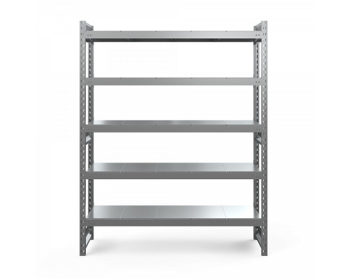 Стеллаж грузовой СГ Ультра (2500х1800х1000 мм) 5 ярусов, цинк