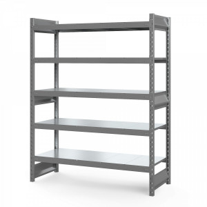 Стеллаж грузовой СГ Ультра (2500х2100х500 мм) 5 ярусов, цинк