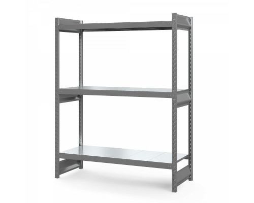 Стеллаж грузовой СГ Ультра (2000х2100х600 мм) 3 яруса, цинк