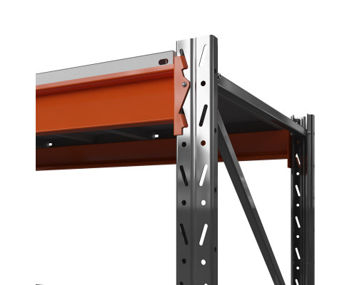 Стеллаж металлический Оптима, 3500x1530x785 мм. Ярусы: 3 шт. метал.