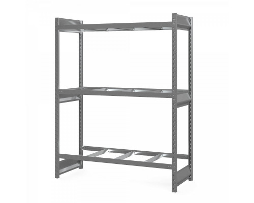 Стеллаж грузовой СГ Ультра (2500х1800х800) 3 яруса, без настила, для шин, дисков, колес