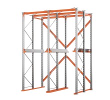 Стеллаж набивной паллетный (4000х3060х1800 мм), 2 линии, 2 яруса