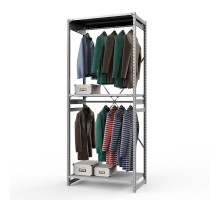 Стеллаж металлический ТСУ Универсал, 2500x1060x600 мм.Штанги: 2шт. Полки: метал. усил. 3 шт.