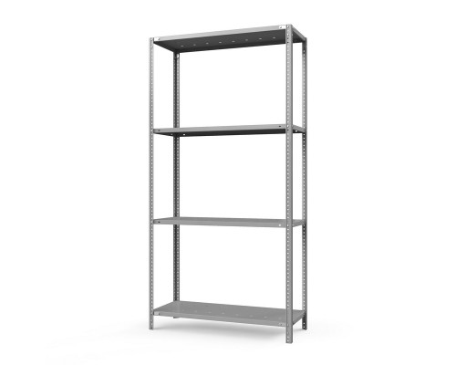Стеллаж металлический ТС Лайт, 2200x700x300 мм. Полки: 4 шт. метал. перф.