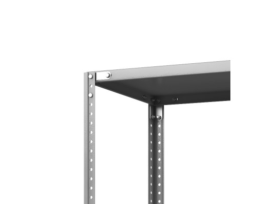 Стеллаж металлический ТС Лайт, 2200x700x300 мм. Полки: 4 шт. метал.