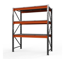 Стеллаж металлический Оптима, 2500x1250x785 мм. Ярусы: 3 шт. метал.