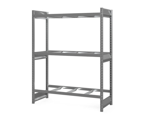 Стеллаж грузовой СГ Ультра (2000х2100х600 мм) 3 яруса, без настила, для шин, дисков, колес