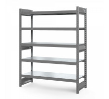 Стеллаж грузовой СГ Ультра (2500х1200х800 мм) 5 ярусов, цинк