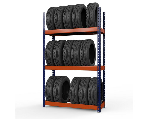 Стеллаж металлический Профи-Т для шин 2000x1540x455 мм. Ярусы:   3 шт.