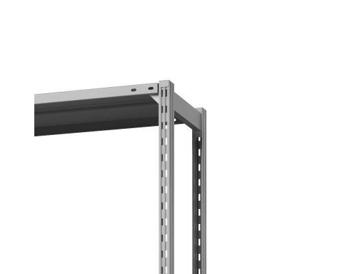 Стеллаж металлический ТСУ Универсал, 2500x760x300 мм. Полки: метал. 5 шт.