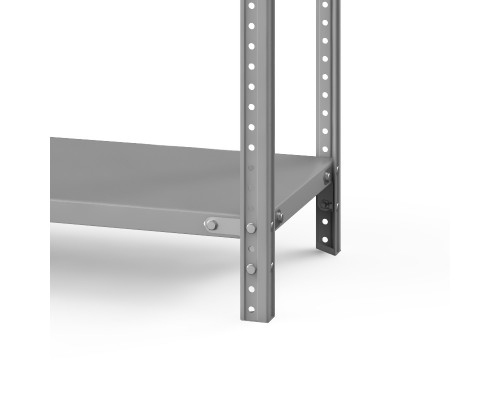 Стеллаж металлический ТС Лайт, 1000x700x400 мм. Полки: 2 шт. метал.