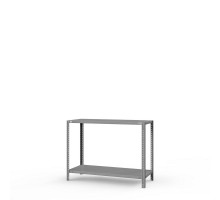 Стеллаж металлический ТС Лайт, 1000x1000x600 мм. Полки: 2 шт. метал.