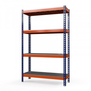 Стеллаж металлический Профи-Т 2000x1540x770 мм. Ярусы: оцинк. мет. перф. усил. 4 шт.