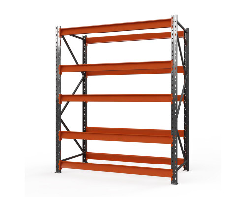 Стеллаж металлический Оптима, 3000x1250x785 мм. Ярусы: 5 шт. без настила
