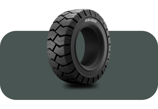 18X7-8 BOSON 16H SOLID (SH) без бурта — цельнолитая шина для вилочного погрузчика